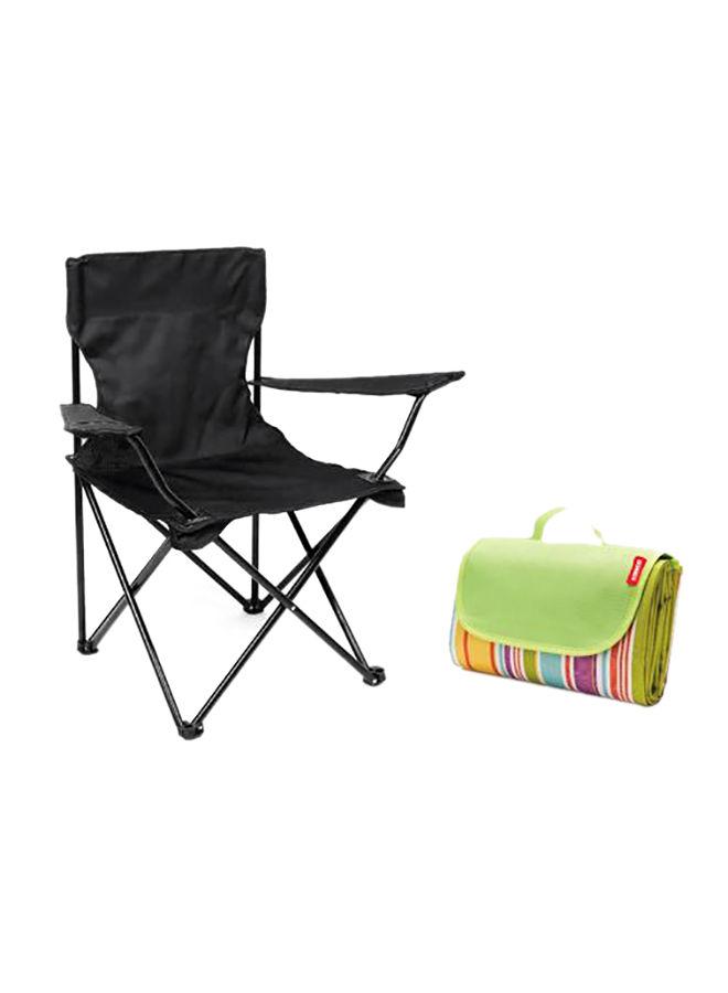 KENCO Foldable Camping Chair With Picnic Mat