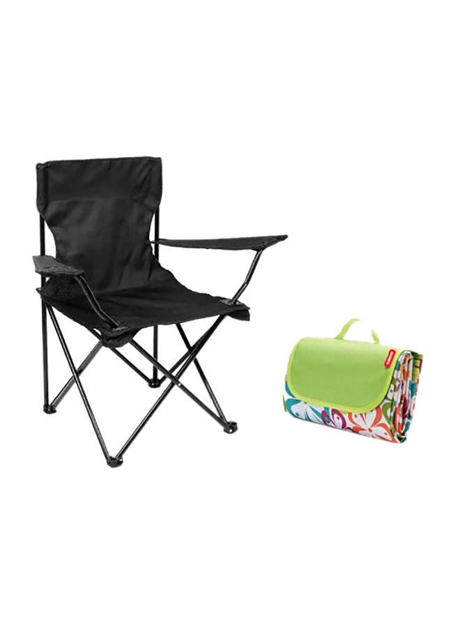 KENCO Foldable Camping Chair With Picnic Mat