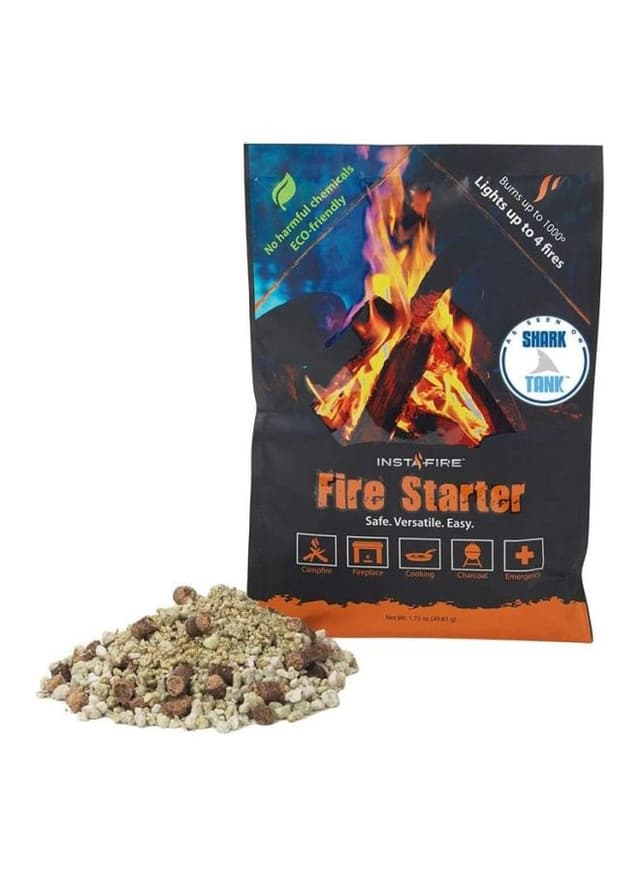 حطب مقسم بوزن 8 كجم ومشعل فحم بمواد طبيعية بعدد عبوة واحدةFirewood With Instafire Fire Starter Medium - 158896