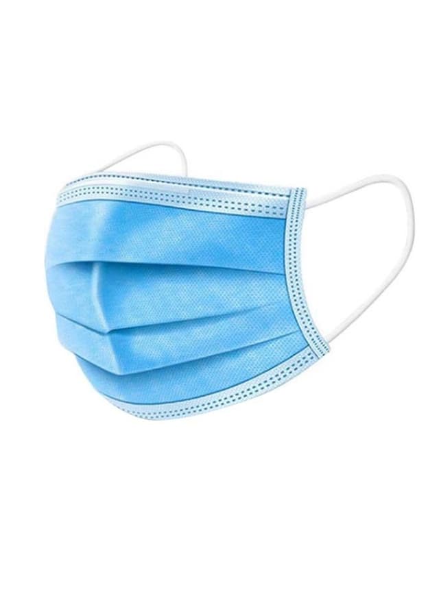 كمامات طبية بثلاث طبقات حماية وعدد 50 قطعة Disposable 3 Ply Face Mask 50Pieces