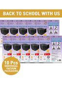 كمامات طبية بأربع طبقات مفلترة Set Happy Life Face Mask 10Pieces