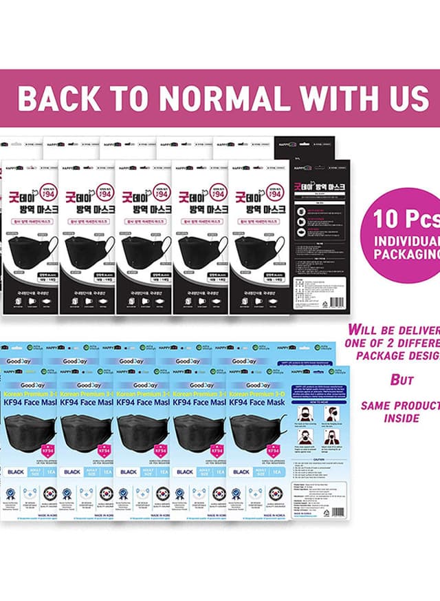 كمامات طبية بأربع طبقات مفلترة Set Happy Life Face Mask 10Pieces