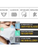 كمامات طبية بأربع طبقات مفلترة Set Happy Life Face Mask 10Pieces