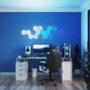 إضائة نانوليف ألواح مسدسة حزمة 15 لوح SHAPES Hexagons Starter Kit - Smart WiFi LED Panel System - Nanoleaf