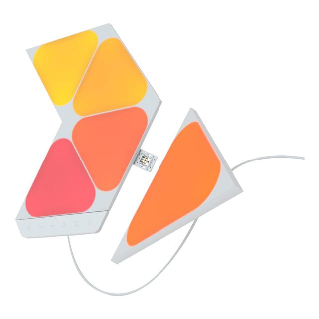 إضائة نانوليف ألواح صغيرة مثلثة حزمة 5 ألواح SHAPES Triangles Mini Starter Kit Smart WiFi LED Panel System - Nanoleaf