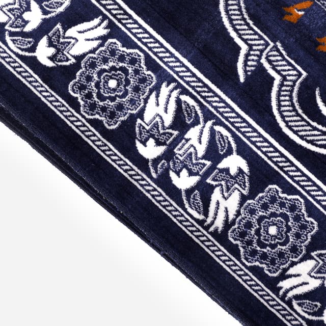 سجادة صلاة كحلي DODHIA POLYSTER PRAY MAT -  NOOR-1