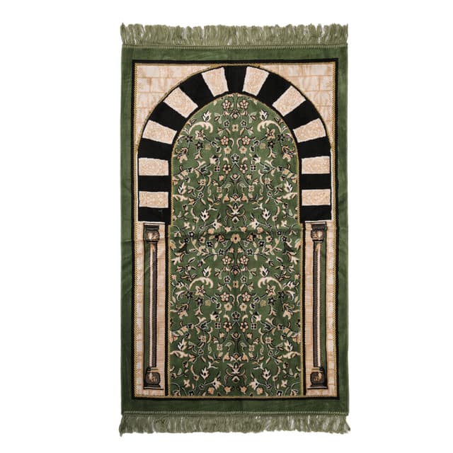 سجادة صلاة زيتي DODHIA POLYSTER PRAY MAT -  NOOR-1