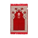 سجادة صلاة أحمر DODHIA POLYSTER PRAY MAT -  NOOR-1