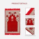 سجادة صلاة أحمر DODHIA POLYSTER PRAY MAT -  NOOR-1