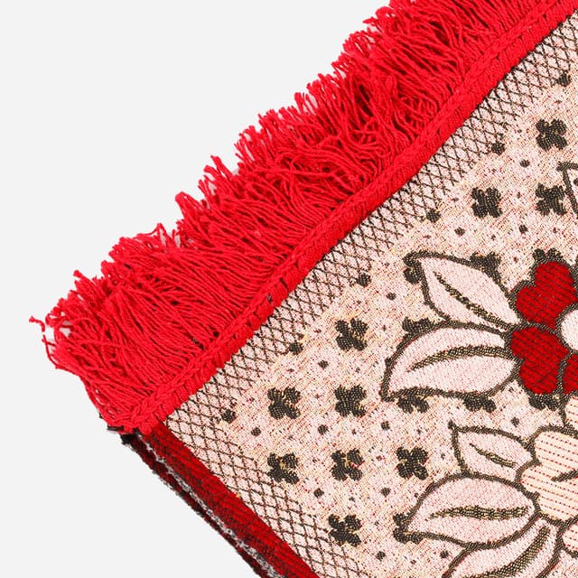 سجادة صلاة أحمر DODHIA POLYSTER PRAY MAT -  NOOR-1