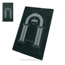 NOOR-1 Noor Prayer Mat (Musalla) - Portable Pocket Prayer Mat for Islamic Prayer, 100 cm x 60 cm - Travel Friendly - Muslim/Islamic Janamaz - Travel Prayer Mat for Mosque or Travel