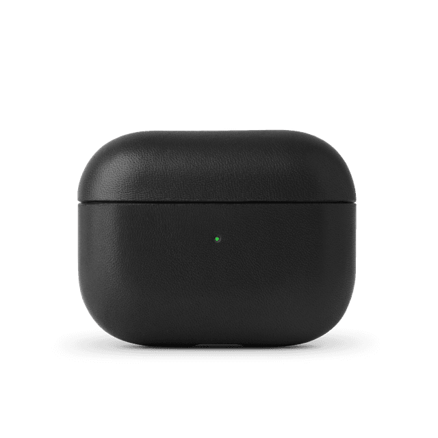 Native Union CLASSIC Apple Airpods Pro Case - Crafted w/ Italian Leather, Drop-Proof Slim Cover, Wireless Charging Compatible (Black) - SW1hZ2U6MzYyMDcw