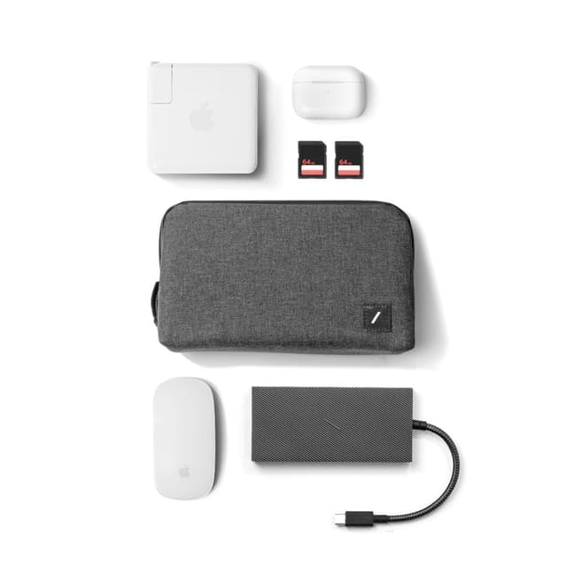 حقيبة قماشية لليد للسفر لون رصاصي STOW LITE Organizer  Lightweight Travel Pouch - Native Union