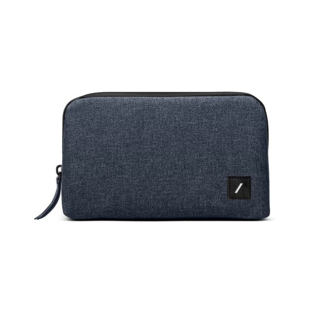 Native Union STOW LITE Organizer - Water Resistant Lightweight Travel Pouch, Crafted with Durable Canvas – Stores Cables, Chargers, AirPods & More - Indigo