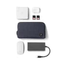 Native Union STOW LITE Organizer - Water Resistant Lightweight Travel Pouch, Crafted with Durable Canvas – Stores Cables, Chargers, AirPods & More - Indigo