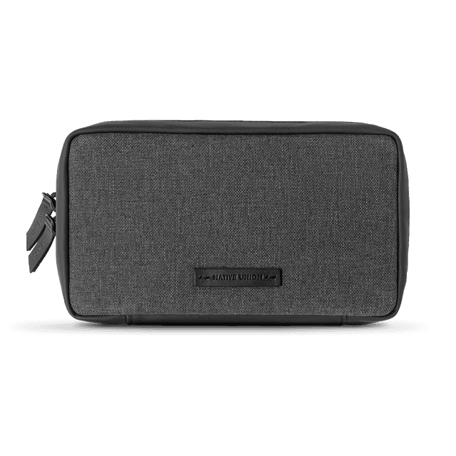 حقيبة جلد لليد للسفر لون أسود STOW TRAVEL V2 Organizer - Native Union