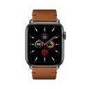 سوار ساعة آبل جلد قياس 38/40 ملم لون بني Classic Strap for Apple Watch 38/40mm Italian Leather - Native Union - SW1hZ2U6MzYyNDM0