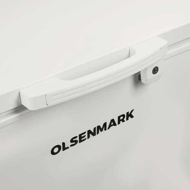 Olsenmark Chest Freezer 170L - Portable Refrigerator, Adjustable Thermostat Knob, Compact Refrigerator | Ideal for Retailers, Home, Medical, Restaurants & More