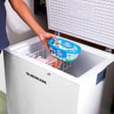 Olsenmark Chest Freezer 170L - Portable Refrigerator, Adjustable Thermostat Knob, Compact Refrigerator | Ideal for Retailers, Home, Medical, Restaurants & More