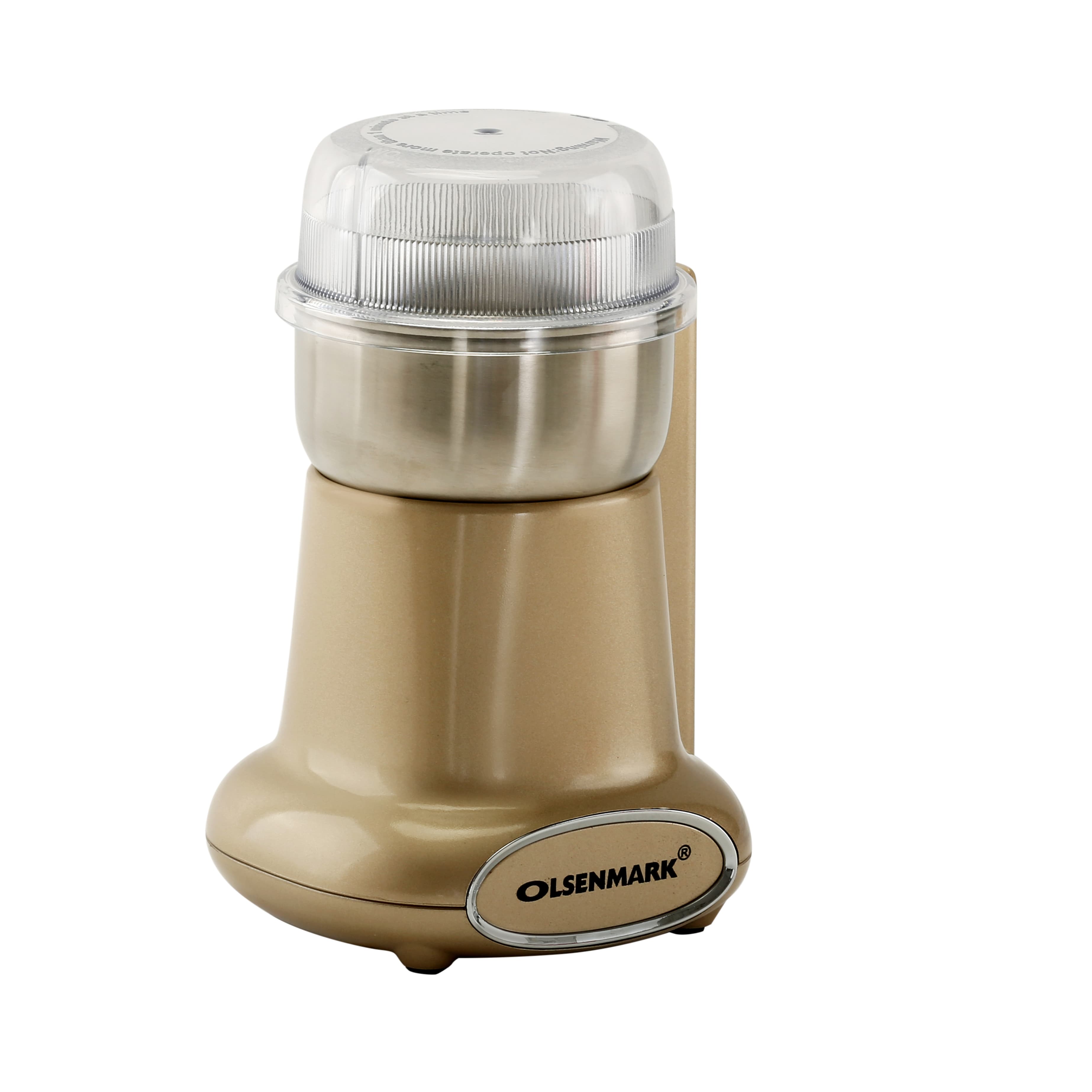 Olsenmark 200W Coffee Grinder - Electric Grinder - Stainless Steel Jar &Blades For Coffee Beans