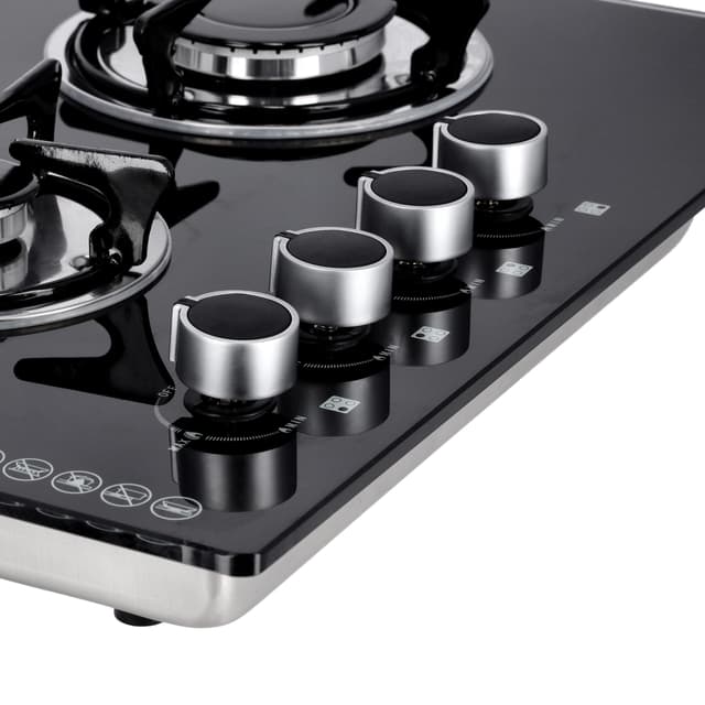اطلب موقد غاز (4 شمعات) Olsenmark 2 In 1 Gas Hob with 4 Burner Gas