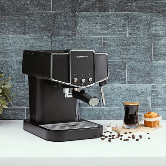 ماكينة اسبريسو 1050 واط Olsenmark 15 bar Espresso Coffe Maker