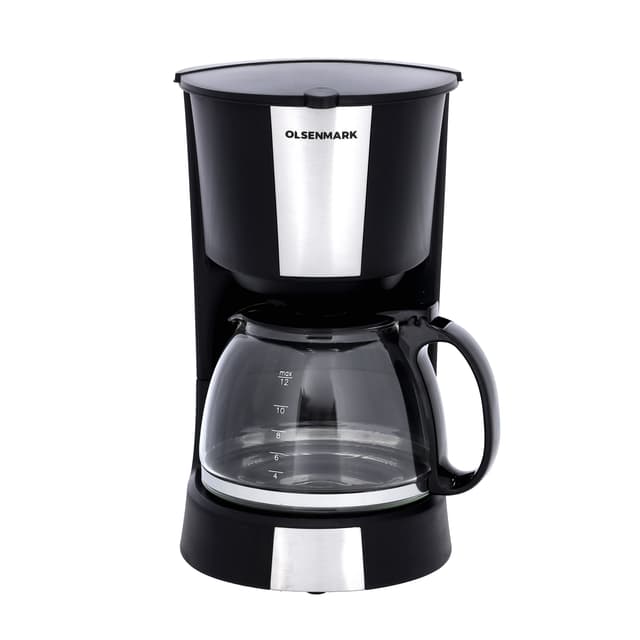 ماكينة قهوة مع إبريق بسعة 1.2 ليتر Coffee Maker with Glass Jar & Water Level Gauge - Olsenmark