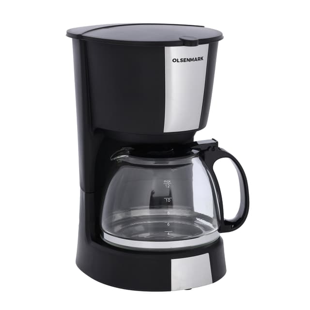 ماكينة قهوة مع إبريق بسعة 1.2 ليتر Coffee Maker with Glass Jar & Water Level Gauge - Olsenmark