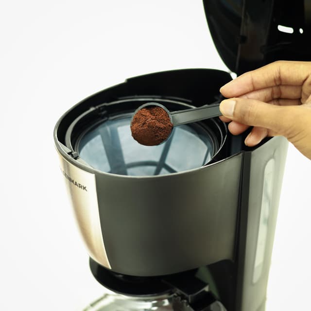 ماكينة قهوة مع إبريق بسعة 1.2 ليتر Coffee Maker with Glass Jar & Water Level Gauge - Olsenmark