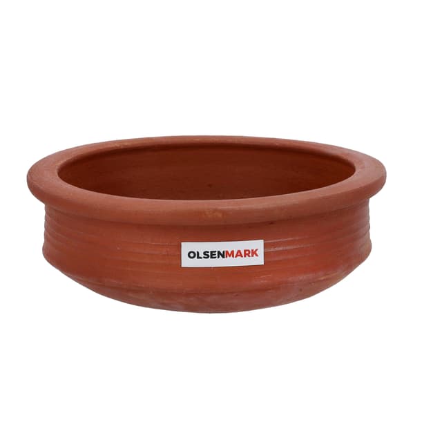 قدر فخار للطبخ Traditnl Cokwr Fishcury PotFlat 19cm من Olsenmark