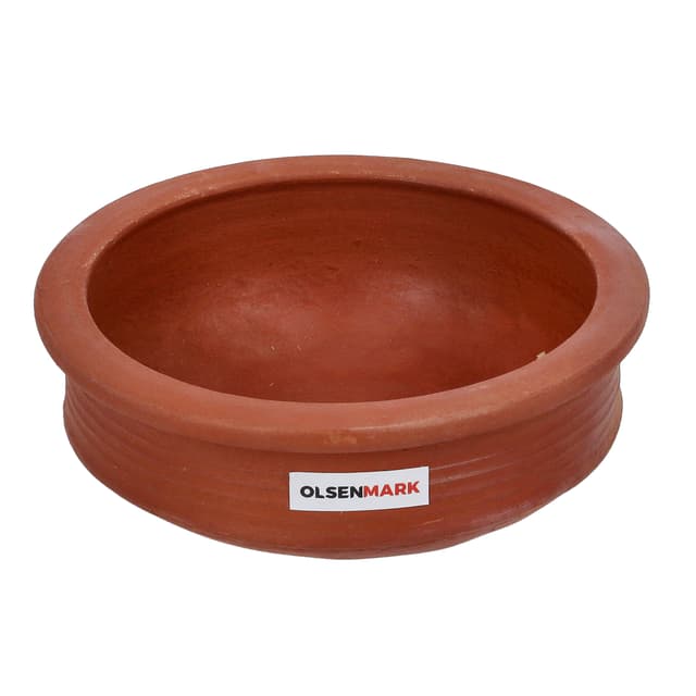 قدر فخار للطبخ Traditnl Cokwr Fishcury PotFlat 19cm من Olsenmark