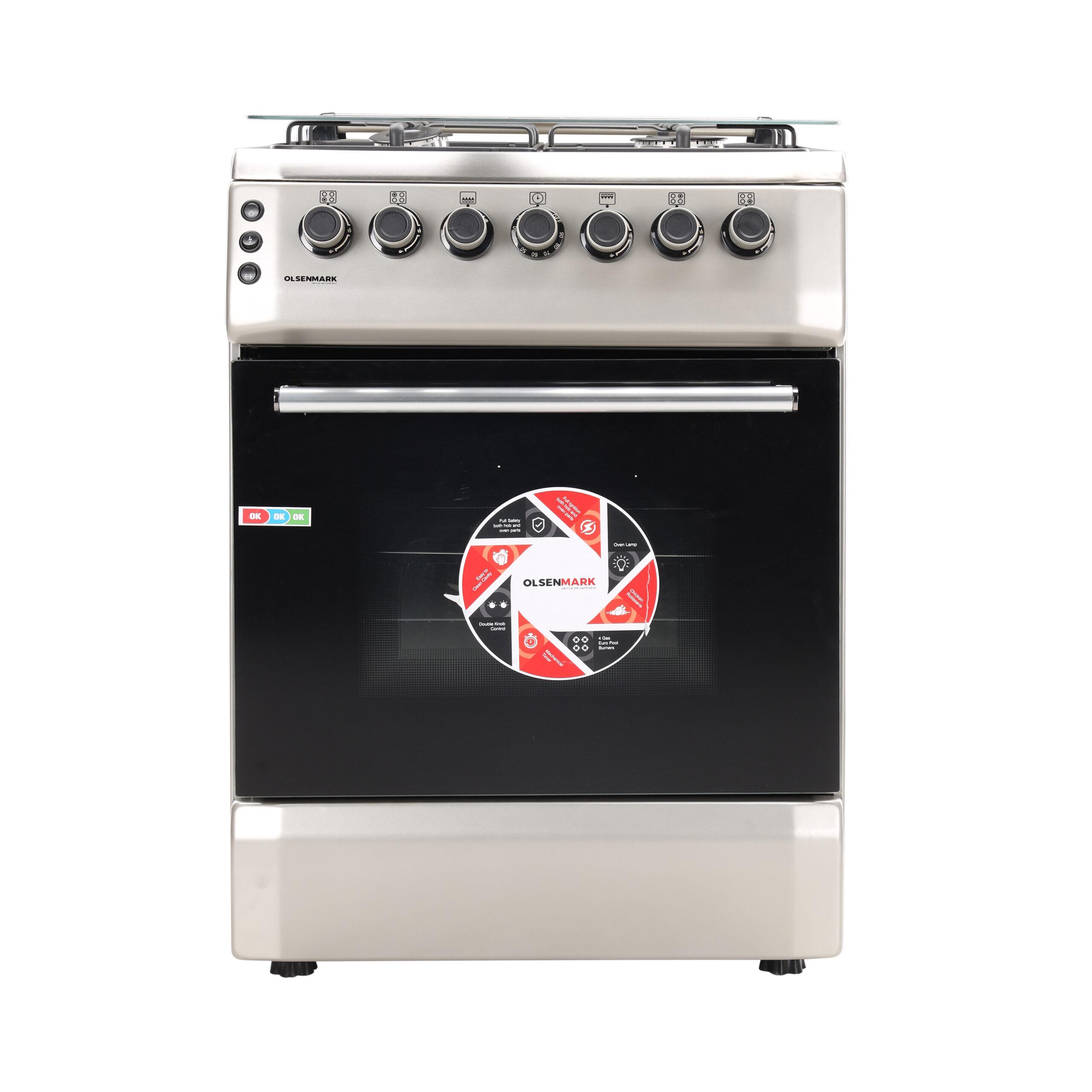 موقد غاز بأربع شمعات مع فرن  Cooking range - Olsenmark