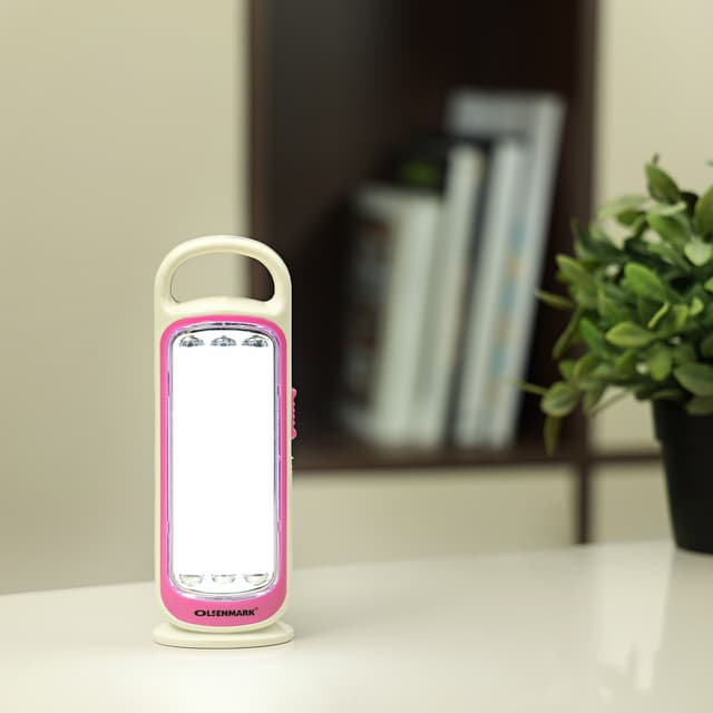 مصباح (فانوس) الطوارئ 1200 ميلي أمبير Olsenmark Led Rechargeable Emergency Lantern