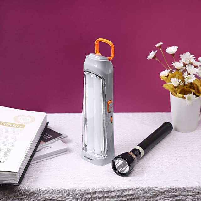 Olsenmark Rechargeable Led Emergency & Flashlight, 2 In 1 - Lantern: 44Pcs Smd Light, 4V 3000Mah