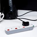 وصلة كهرباء بثلاث مآخذ 3 Way Ext socket - Olsenmark