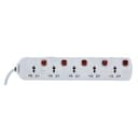 وصلة كهرباء بخمس مآخذ 5Way Ext socket - Olsenmark