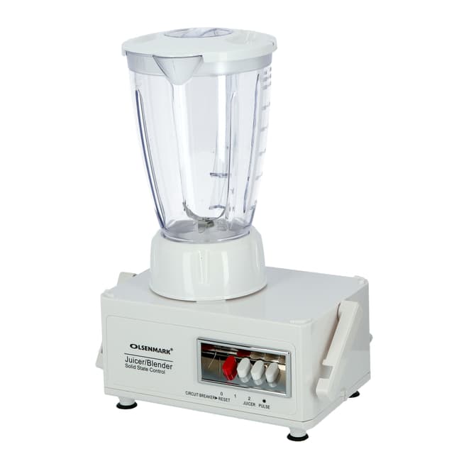 Olsenmark 400W 4-In-1 Food Processor & Juicer - Multifunctional Smoothie Maker, Juicer, Compact