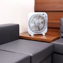 Olsenmark 12'' Box Fan - Powerful Personal Desk Box Fan With Copper Motor