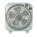 Olsenmark 12'' Box Fan - Powerful Personal Desk Box Fan With Copper Motor