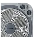 Olsenmark 12'' Box Fan - Powerful Personal Desk Box Fan With Copper Motor