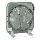 Olsenmark 12'' Box Fan - Powerful Personal Desk Box Fan With Copper Motor