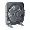 Olsenmark 12'' Box Fan - Powerful Personal Desk Box Fan With Copper Motor