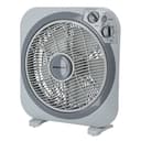 Olsenmark 12'' Box Fan - Powerful Personal Desk Box Fan With Copper Motor