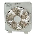 Olsenmark Box Fan, 12 Inch - 3 Speed Setting - 5 Leaf Strong Blade - Timer Function