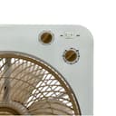 Olsenmark Box Fan, 12 Inch - 3 Speed Setting - 5 Leaf Strong Blade - Timer Function