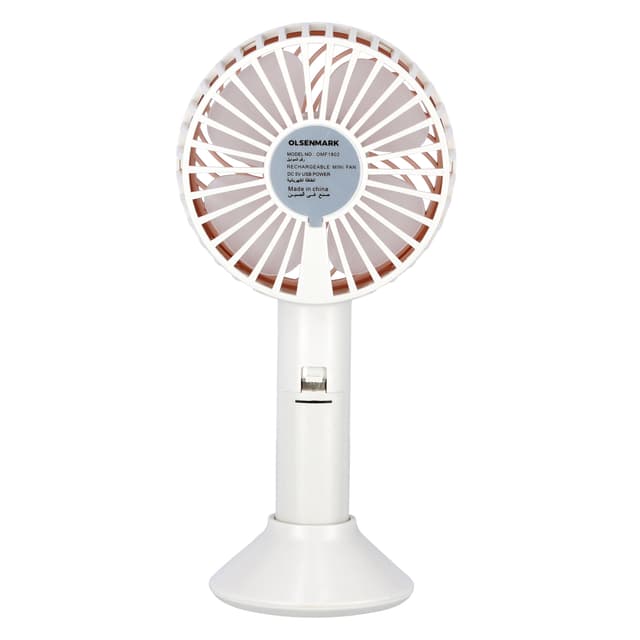 Olsenmark 3 Speed Reachargble Mini Fan