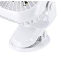 Olsenmark Rechargeable Multifunction Mini Fan, OMF1835 - Adjustable Angle, Use Clip & Table, Rechargeable Lithium Battery, LED Night Light, Brush Less Motor - SW1hZ2U6NDMyNDgw