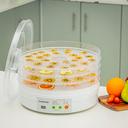 جهاز تجفيف الطعام (مجفف فواكه) 5 طبقات  Food Dehydrator With 5pcs Tray - SW1hZ2U6NDI4MTY0