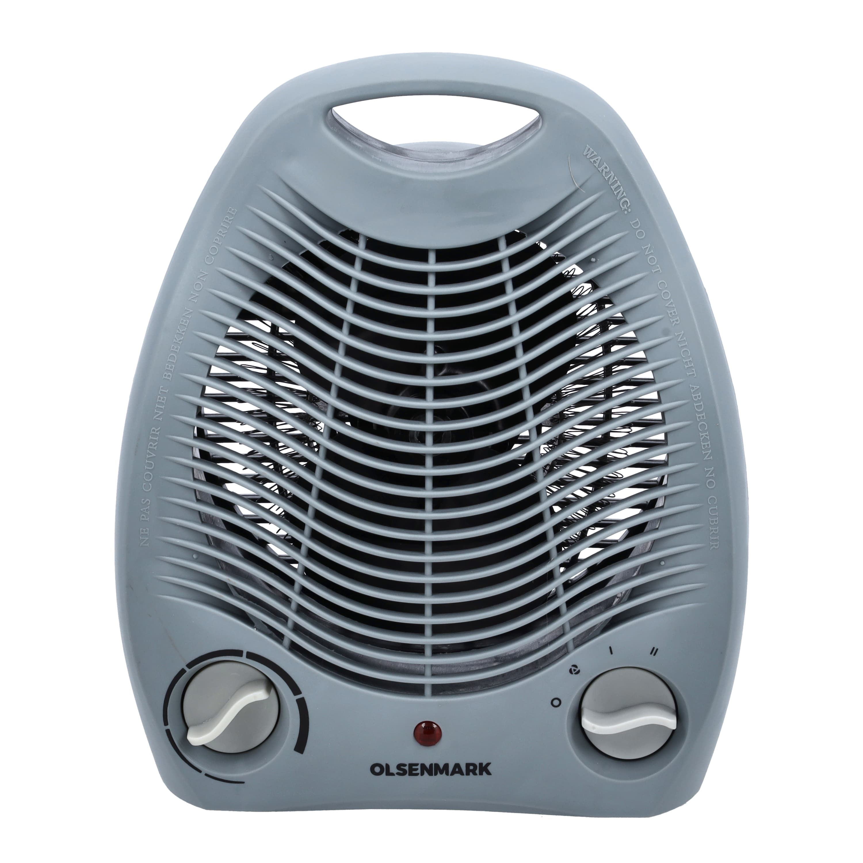 Olsenmark Fan Heater, 2000W - Carry Handles - Knob On Both Sides - Portable - Lightweight - Pp Material