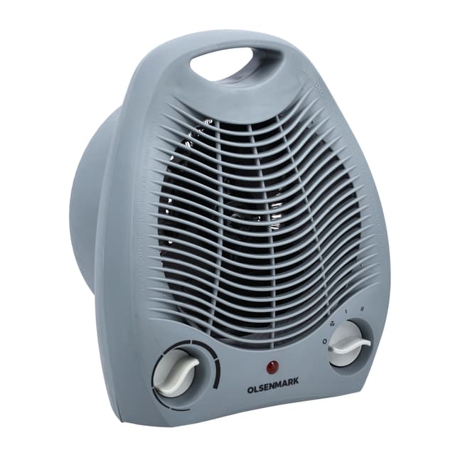 Olsenmark Fan Heater, 2000W - Carry Handles - Knob On Both Sides - Portable - Lightweight - Pp Material - 187136